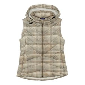 Patagonia “Down With It” goose down plaid vest